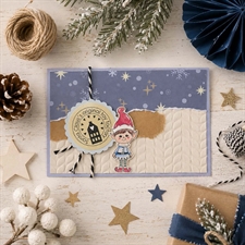 Vaessen Creative 3D Embossing Folder - Knitted Pattern