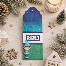 Vaessen Creative 3D Embossing Folder - Snowy Landscape