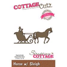 Cottage Cutz  Die - Horse w. Sleigh