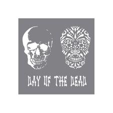 Andy Skinner Stencil 8x8" - Day of the Dead