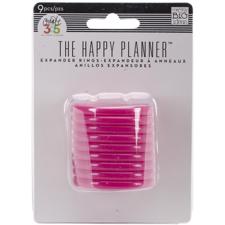 Happy Planner - Discs (ringe) BIG 1.75" Pink (9 pcs)