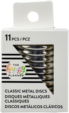 Happy Planner - Discs (ringe) 1.25" Classic METAL / Silver