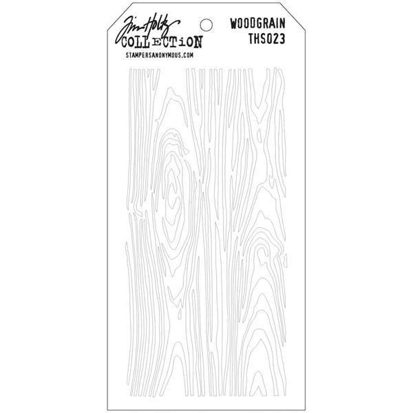 Tim Holtz Layered Stencil - Woodgrain