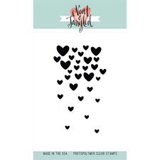 Neat & Tangled Clear Stamp - Falling Hearts