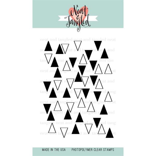 Neat & Tangled Clear Stamp - Tiny Triangles