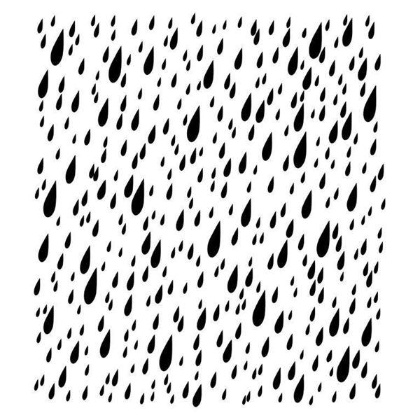 Andy Skinner / Creative Expressions Stencil - Let it Rain