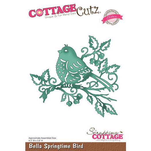 Cottage Cutz  Die - Bella Springtime Bird
