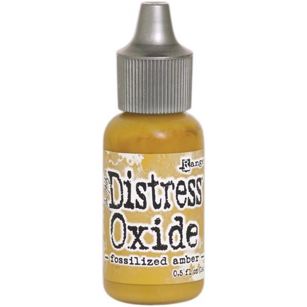 Distress OXIDE Re-Inker - Fossilized Amber (flaske)