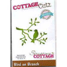 Cottage Cutz  Die - Bird on Branch