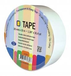 JeJe Clear Doubled Sided Tape - Roll 35 mm bred (15 meter)