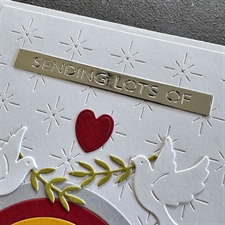 Simple and Basic Die - Doves, Love, Hope and Peace