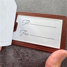 Simple and Basic Die & Clearstamp - Gift Tag with Elegant Edges
