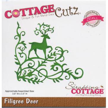 Cottage Cutz  Die - Filigree Deer