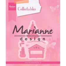 Marianne Design Collectables - Eline’s Village Decoration set 5