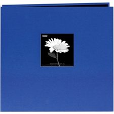 Scrapbooking Album - Postbound Cloth / Cobalt Blue