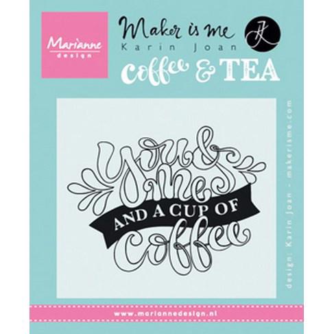 Marianne Design Clear Stamp - You and Me and a Cup of Coffee