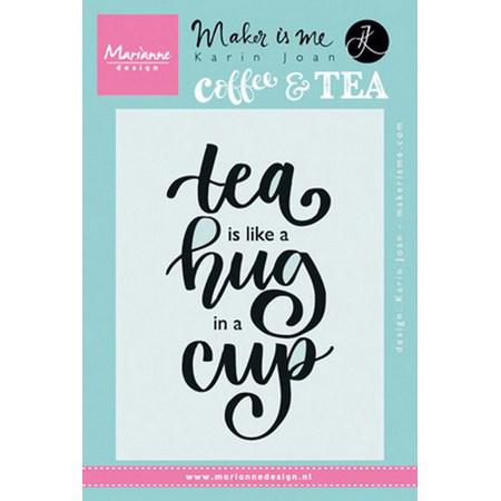 Marianne Design Clear Stamp - Tea is Like a Hug 