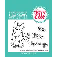 Avery Elle Clear Stamp - Happy Howlidays