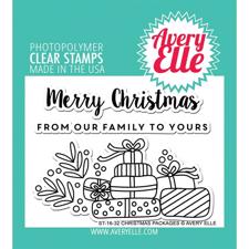Avery Elle Clear Stamp - Christmas Packages