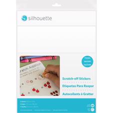 Silhouette Scratch-off Sticker Sheet - Printable (skrabeark)