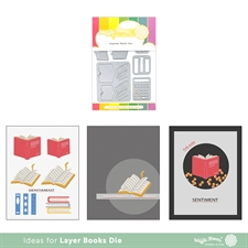 Waffle Flower Die - Layered Books