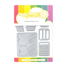 Waffle Flower Die - Layered Books