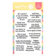 Waffle Flower Clear Stamp - Story Sentiments
