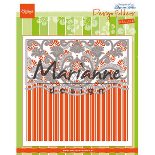 Marianne Design Embossing Folder + Die - Anja’s Ornamental Border