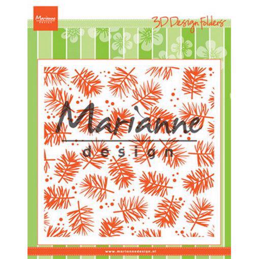 Marianne Design Embossing Folder 14x14 cm - Pine