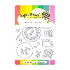 Waffle Flower Die - Table Add-On Cake