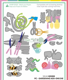 Waffle Flower Die - Postage Collage Gardening Add-Ons