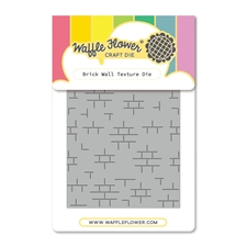 Waffle Flower Die - Brick Wall Texture