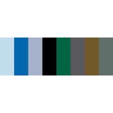 Quilling Papir - Assortment / Blue & Green