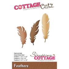 Cottage Cutz  Die - Feathers