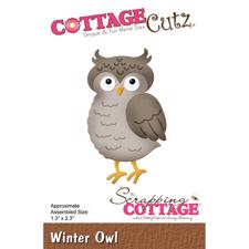 Cottage Cutz  Die - Winter Owl