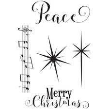 Photo Play Clear Stamp - Luke 2 / Peace