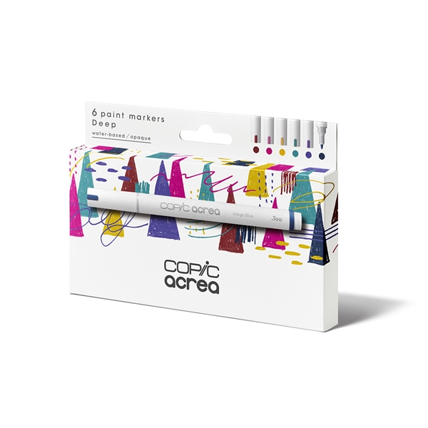 Copic Acrea Paint Marker - Set: Deep Colors