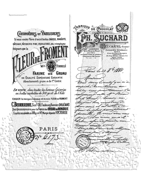 Tim Holtz Cling Rubber Stamp Set - French Marketplace