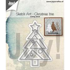Joy Die - Sketch Art / Christmas Tree