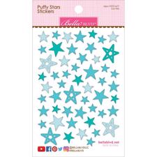 Bella Blvd Puffy Star Stickers - Ice Mix (blå)