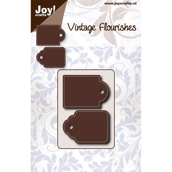 Joy Die - Vintage Flourishes / Stitched Tags
