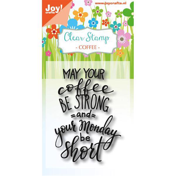 Joy Clearstamp - Coffee Txt / Monday