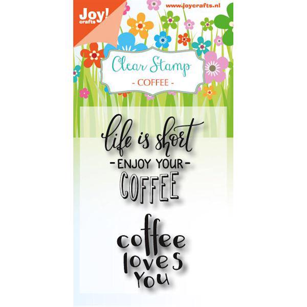 Joy Clearstamp - Coffee Txt / Enjoy