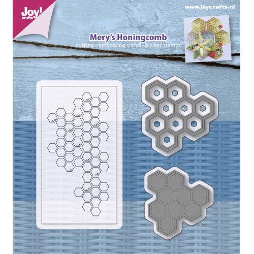 Joy Die - Cut & Stamp / Mery\'s Honeycomb