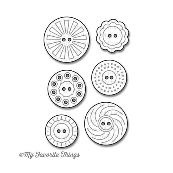 Die-namics Die - Vintage Buttons
