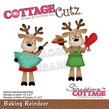 Cottage Cutz Die - Baking Reindeer