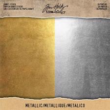 Tim Holtz - Paper Stash 8x8" / Kraft-Stock Metallic