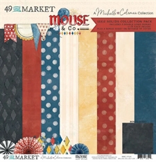 49 and Market Collection Pack 12x12" - Mouse & Co. SOLIDS
