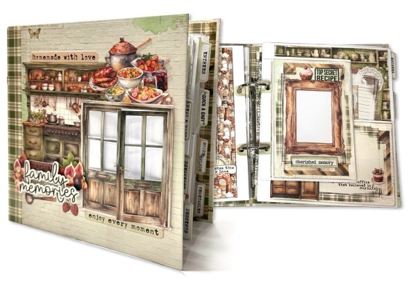 49 And Market - Cottagecore Recipe Album KIT (8 dele)