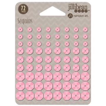 Jillibean Soup Adhesive Sequins - Pink